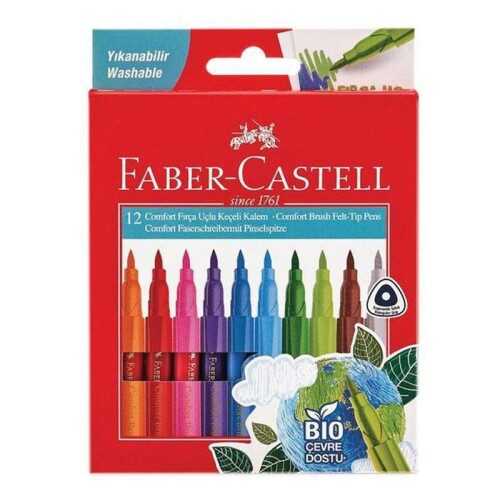 Faber-Castell Comfort Keçeli Kalem BIO Plastik Gövdeli 12li