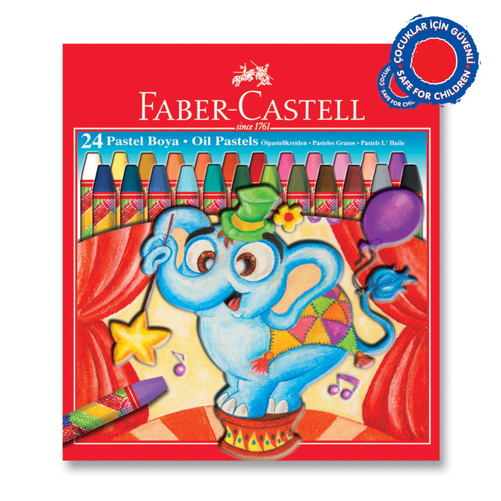 Faber Castell Pastel Boya Karton Kutu 24 Renk