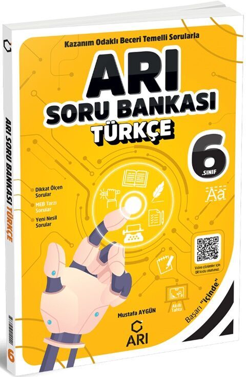 Arı Yayıncılık 6. Sınıf Türkçe Soru Bankası