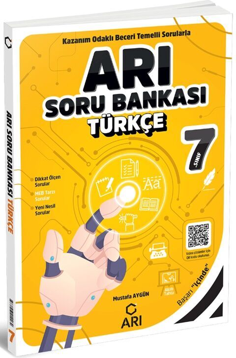 Arı Yayıncılık 7. Sınıf Türkçe Soru Bankası