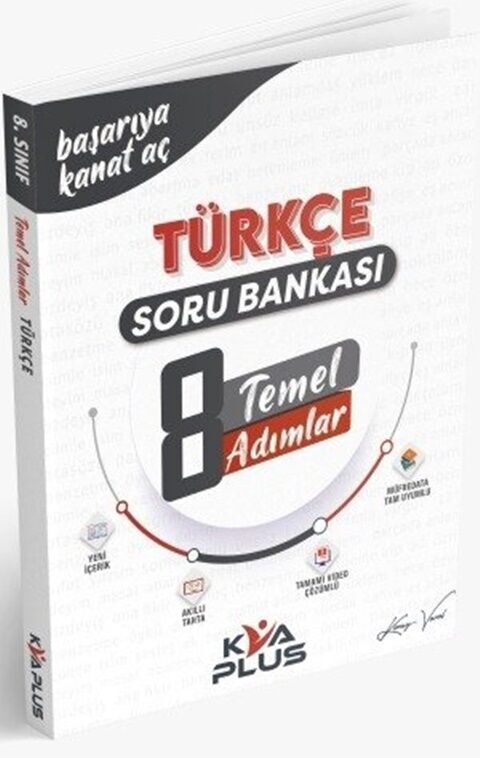 KVA Yayınları 8. Sınıf LGS Türkçe Temel Adımlar Soru Bankası