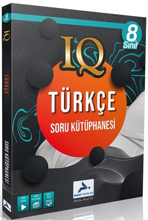 Paraf Yayınları 8. Sınıf LGS Türkçe IQ Soru Kütüphanesi