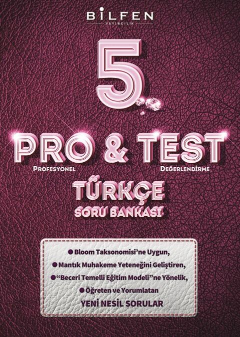 Bilfen Yayıncılık 5. Sınıf Pro&Test Türkçe Soru Bankası